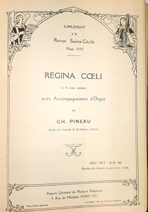 [Recueil des partitions] Supplément à la revue Sainte Cécile. Janvier 1932 - Decembre1935