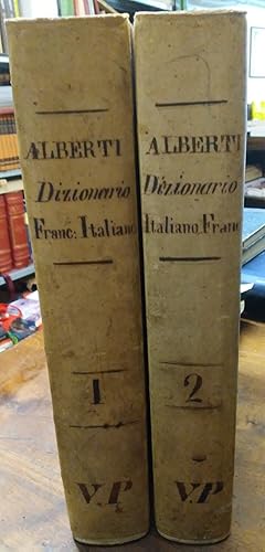 Image du vendeur pour Grand Dictionnaire Francois - Italien (Tomo I) + Grande dizionario Italiano-Francese (Tomo II) mis en vente par Libreria sottomarina - Studio Bibliografico