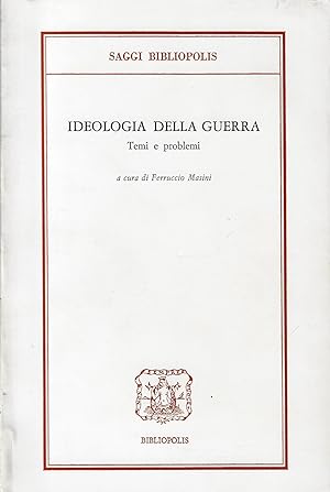 Immagine del venditore per Ideologia della guerra venduto da Romanord