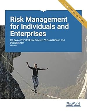 Immagine del venditore per Risk Management for Individuals and Enterprises v2.1 venduto da Bulk Book Warehouse