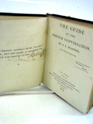 Pronunciation for the Guide of the French Conversation [Signed]