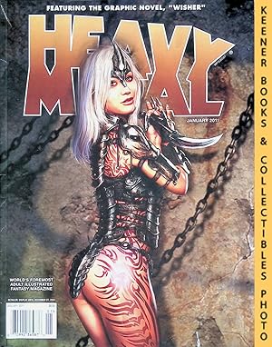 HEAVY METAL MAGAZINE ISSUE JANUARY 2011: Volume XXXIV No. 9 : Featuring The Graphic Novel "Wisher"