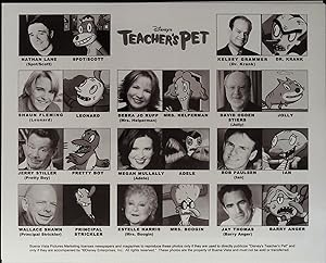 Image du vendeur pour Teacher's Pet Lot of Five 8 X 10 Stills 2004 Nathan Lane, Kelsey Grammer mis en vente par AcornBooksNH