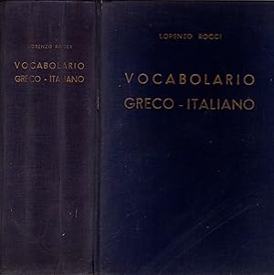 Image du vendeur pour Vocabolario Greco-Italiano mis en vente par iolibrocarmine