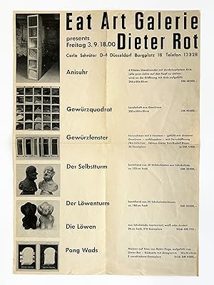 Seller image for Eat Art Galerie presents Diter Rot for sale by William Allen Word & Image