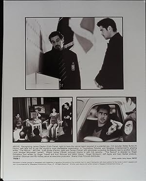 Bild des Verkufers fr The Recruit Lot of Five 8 X 10 Stills 2001 Al Pacino, Colin Farrell, Bridget Moynahan zum Verkauf von AcornBooksNH