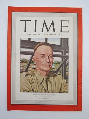 TIME MAGAZINE MAY 4, 1942 (FLYING GENERAL BRERETON)