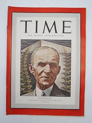 TIME MAGAZINE MARCH 23, 1942 (HENRY FORD, MASS PRODUCER COVER)