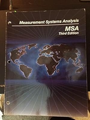 Imagen del vendedor de Measurement Systems Analysis (MSA) a la venta por Goodwill Industries of VSB