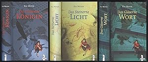 Imagen del vendedor de Die Flieende Knigin. Band 1 von 3 / Das Steinerne Licht. Band 2 von 3 / Das Glserne Wort. Band 3 von 3. (Merle-Trilogie). a la venta por Versandantiquariat Markus Schlereth