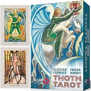 Imagen del vendedor de Aleister Crowley Thoth Tarot (Pocket Edition, English, GB), mit 1 Buch, mit 78 Beilage, 2 Teile a la venta por moluna