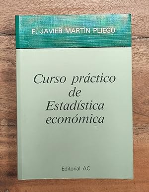 Bild des Verkufers fr CURSO PRCTICO DE ESTADSTICA ECONMICA zum Verkauf von Librera Llera Pacios