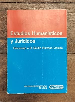 Imagen del vendedor de ESTUDIOS HUMANSTICOS Y JURDICOS: HOMENAJE A D. EMILIO HURTADO LLAMAS a la venta por Librera Llera Pacios