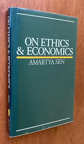 Imagen del vendedor de On Ethics and Economics (Inscribed First Edition, First Printing) a la venta por M.S.  Books