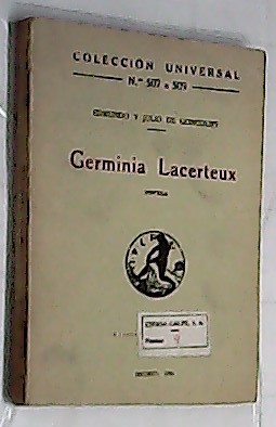 Seller image for Germinia Lacerteux for sale by Librera La Candela