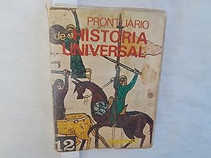 Seller image for Prontuario de Historia Universal. for sale by Librera "Franz Kafka" Mxico.