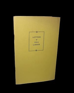 Letters and Nils Larson: Reflections on his Contributions to Typographic Development 1922-1959