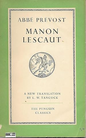 Imagen del vendedor de 1949 PB Manon Lescaut by Antoine Franois Prvost d'Exiles a la venta por Miki Store