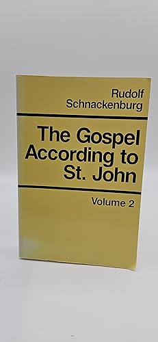 Seller image for Gospel According to St. John Volume 2 for sale by thebookforest.com