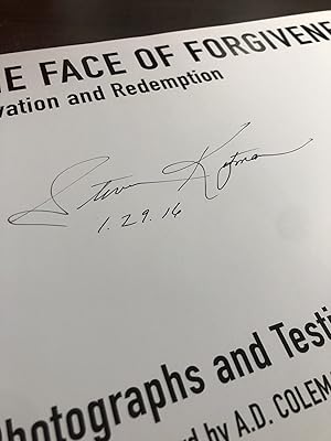 Seller image for The Face of Forgiveness: Salvation and Redemption [Signed by Steven Katzman] for sale by Big Star Books