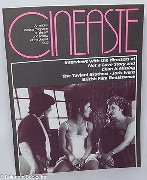 Immagine del venditore per Cineaste: vol. 12, #3, 1983: Interviews with Wayne Wang, Bonnie Sherr Klein & Linda Lee Tracey venduto da Bolerium Books Inc.