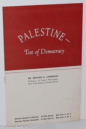Palestine - test of democracy