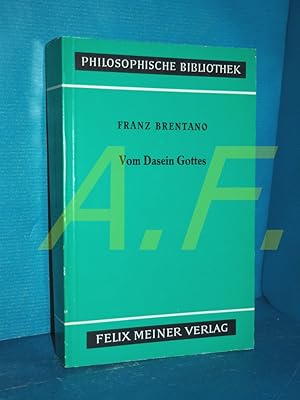 Seller image for Vom Dasein Gottes (Philosophische Bibliothek Band 210) for sale by Antiquarische Fundgrube e.U.