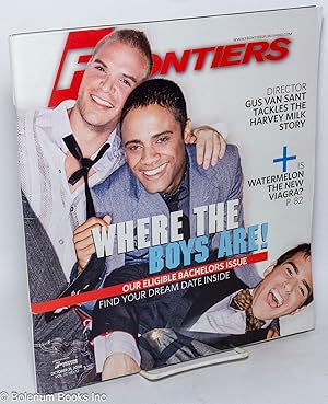 Image du vendeur pour Frontiers Magazine: vol. 27, #12, Oct. 21, 2008: Where the Boys Are! mis en vente par Bolerium Books Inc.