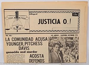 Justicia O.! voice of the National La raza Law Students Association vol. [1] #1, November 1970