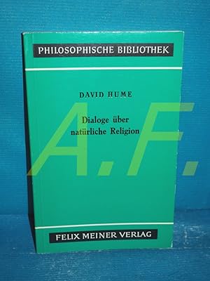 Imagen del vendedor de Dialoge ber natrliche Religion (Philosophische Bibliothek Band 36) a la venta por Antiquarische Fundgrube e.U.