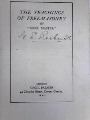 The Teachings Of Freemasonry