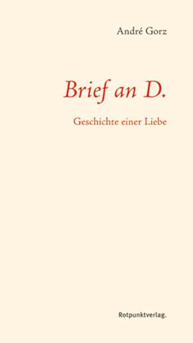 Seller image for Brief an D for sale by Versandantiquariat Felix Mcke