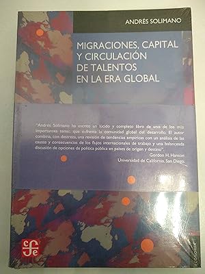 Bild des Verkufers fr Migraciones, capital y circulacion de talentos en la era global zum Verkauf von SoferBooks