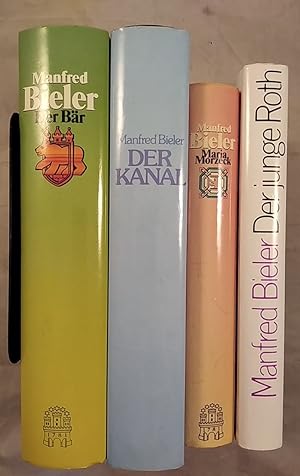 Konvolut von 4 Romanen von Manfred Bieler.