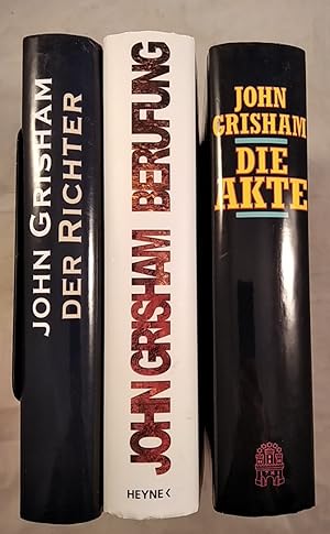 Konvolut von 3 Romanen von John Grisham.