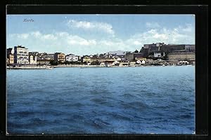 Bild des Verkufers fr Ansichtskarte Korfu, Panorama zum Verkauf von Bartko-Reher