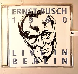 Bild des Verkufers fr Live in Berlin 1960 zum Verkauf von Berliner Bchertisch eG