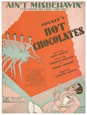 Image du vendeur pour [Sheet music]: Ain't Misbehavin' (Connie's Hot Chocolates) mis en vente par Between the Covers-Rare Books, Inc. ABAA