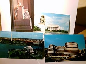 Washinton D. C. / Amerika / USA / United States. 4 x Alte Ansichtskarte / Postkarte farbig, ungel...