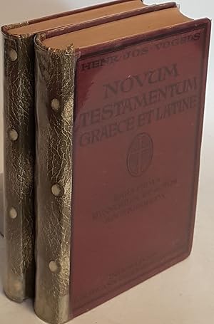 Seller image for Novum Testamentum Graece et Latine (2 vols.cpl./ 2 Bnde KOMPLETT) - Pars I: Evangelia et Actus Apostolorum/ Pars II: Epistolae et Apocalypsis. for sale by books4less (Versandantiquariat Petra Gros GmbH & Co. KG)