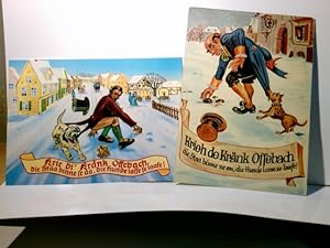 Offenbach / Main. 2 x Alte Ansichtskarte / Spruchkarte / Humorkarte farbig, ungel. ca 70ger Jahre...