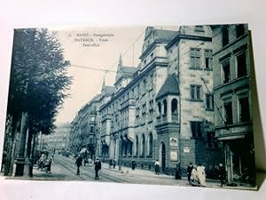 Mainz / Mayence am Rhein. Postgebäude. Alte Ansichtskarte / Postkarte s/w, ungel., beschrieben um...
