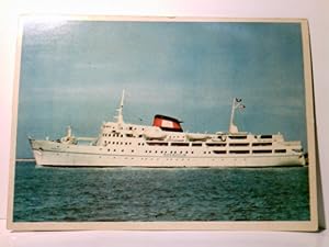 Schiffe. MS Bornholm. Alte Ansichtskarte / Postkarte farbig, ungel. ca 60ger Jahre ?. Schifffahrt.