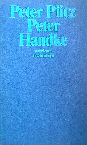 Seller image for Peter Handke for sale by books4less (Versandantiquariat Petra Gros GmbH & Co. KG)