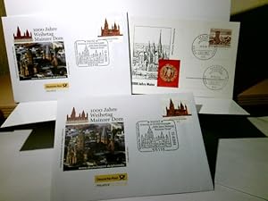 Ersttagsbriefe. Mainz. 2 x Briefumschlag : 1000 Jahre Weihetag Mainzer Dom. 13.08. 2009, mit Sond...