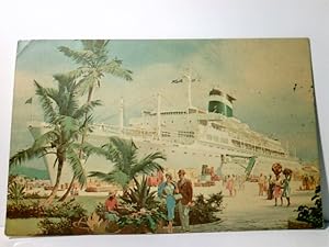 Schiffe. Grace Line. Santa Rosa - Santa Paula. Alte Ansichtskarte / Postkarte farbig, gel. 1965. ...
