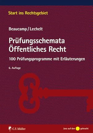 Bild des Verkufers fr Prfungsschemata Verwaltungsrecht: Grundlagen und Erluterungen (Start ins Rechtsgebiet): 100 Prfungsprogramme mit Erluterungen zum Verkauf von Studibuch