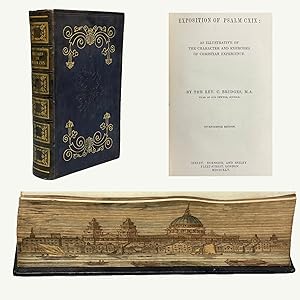 [Fore-Edge Painting] Exposition of Psalm CXIX: As Illustrative of the Character and Exercises of ...