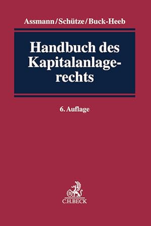 Seller image for Handbuch des Kapitalanlagerechts for sale by Studibuch
