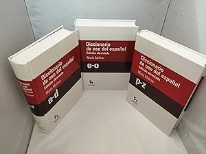 Imagen del vendedor de Diccionario Mara Moliner de uso del espaol. COMPLETA 3 TOMOS: a-d / e-o / p-z (Edicin abreviada) a la venta por Libros Angulo